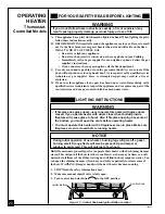 Preview for 20 page of Comfort Glow CG2618NVA Owner'S Operation And Installation Manual