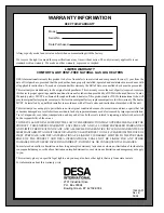 Preview for 40 page of Comfort Glow CG2618NVA Owner'S Operation And Installation Manual