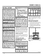 Preview for 7 page of Comfort Glow CGB3924NR Owner'S Operation And Installation Manual