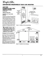 Предварительный просмотр 6 страницы Comfort Glow CGB3924PRA Owner'S Operation And Installation Manual