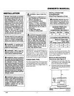 Предварительный просмотр 7 страницы Comfort Glow CGB3924PRA Owner'S Operation And Installation Manual