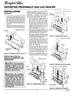 Предварительный просмотр 14 страницы Comfort Glow CGB3924PRA Owner'S Operation And Installation Manual