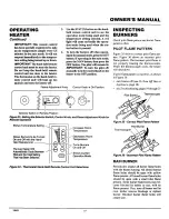 Предварительный просмотр 17 страницы Comfort Glow CGB3924PRA Owner'S Operation And Installation Manual