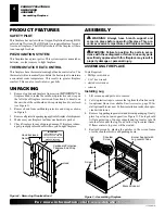 Предварительный просмотр 4 страницы Comfort Glow CGCFTN Owner'S Operation And Installation Manual