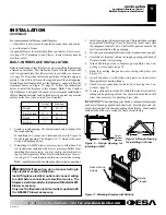 Предварительный просмотр 9 страницы Comfort Glow CGCFTN Owner'S Operation And Installation Manual