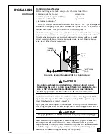 Preview for 15 page of Comfort Glow CGD3924PR Owner'S Operating & Installation Manual