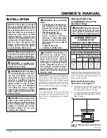 Preview for 7 page of Comfort Glow CGG2618N Owner'S Operation And Installation Manual