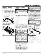 Preview for 11 page of Comfort Glow CGG2618N Owner'S Operation And Installation Manual