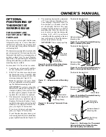 Preview for 21 page of Comfort Glow CGG2618N Owner'S Operation And Installation Manual