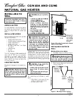 Preview for 6 page of Comfort Glow CGN10A Owner'S Operation And Installation Manual