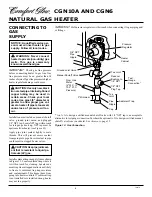 Preview for 8 page of Comfort Glow CGN10A Owner'S Operation And Installation Manual