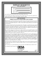 Preview for 20 page of Comfort Glow CGN10A Owner'S Operation And Installation Manual