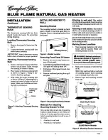 Предварительный просмотр 8 страницы Comfort Glow CGN20TB Owner'S Operation And Installation Manual