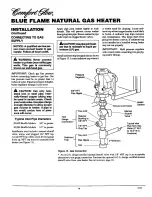 Предварительный просмотр 10 страницы Comfort Glow CGN20TB Owner'S Operation And Installation Manual