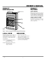 Preview for 3 page of Comfort Glow CGP10LA Owner'S Operation And Installation Manual