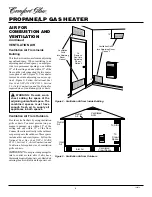 Preview for 6 page of Comfort Glow CGP10LA Owner'S Operation And Installation Manual