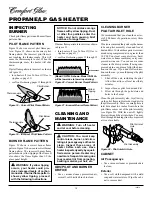 Preview for 12 page of Comfort Glow CGP10LA Owner'S Operation And Installation Manual