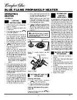 Preview for 12 page of Comfort Glow CGP20TB Owner'S Operation And Installation Manual