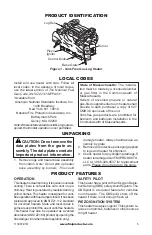 Preview for 5 page of Comfort Glow CRL2718NA Owner'S Operation And Installation Manual