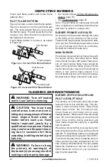 Preview for 20 page of Comfort Glow CRL2718NA Owner'S Operation And Installation Manual