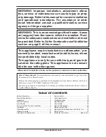 Preview for 2 page of Comfort Glow CRN18 Safety Information And Installation Manual