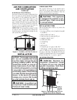 Preview for 7 page of Comfort Glow CRN18 Safety Information And Installation Manual