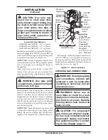 Preview for 12 page of Comfort Glow CRN18 Safety Information And Installation Manual