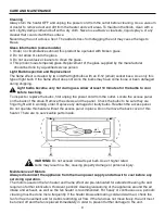 Preview for 9 page of Comfort Glow ES5140 Important Instructions Manual