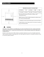 Предварительный просмотр 5 страницы Comfort Glow QWH2100 Operator'S Manual