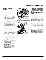 Preview for 11 page of Comfort Glow RADIANT FLAME RFN28TD Owner'S Operation And Installation Manual