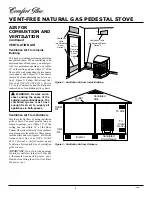 Предварительный просмотр 6 страницы Comfort Glow S26NT Owner'S Operation And Installation Manual