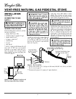 Предварительный просмотр 8 страницы Comfort Glow S26NT Owner'S Operation And Installation Manual