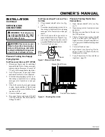 Предварительный просмотр 9 страницы Comfort Glow S26NT Owner'S Operation And Installation Manual