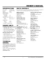 Preview for 17 page of Comfort Glow S26PT Owner'S Operation And Installation Manual