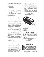 Preview for 4 page of Comfort Glow Sedona LSLR18 Owner'S Operation And Installation Manual