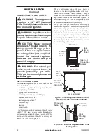 Preview for 12 page of Comfort Glow (VENT-FREE) GAS STOVE HEATER Owner'S Operating & Installation Manual