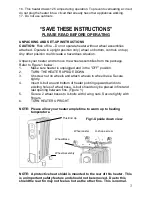 Preview for 3 page of Comfort Home Products EOF260 User Manual