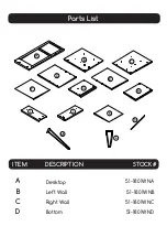 Preview for 3 page of Comfort Products Graham 50-1801WN Assembly Instructions Manual