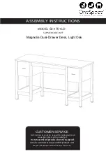 Предварительный просмотр 1 страницы Comfort Products OneSpace 50-1701LO Assembly Instructions Manual