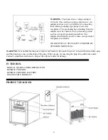 Предварительный просмотр 4 страницы Comfort Zone CZ2011B Owner'S Manual