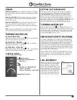 Preview for 3 page of Comfort Zone CZFP4 Series Quick Start Manual