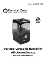 Comfort Zone CZHD10BK Instruction Manual preview