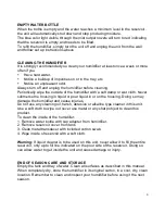 Preview for 4 page of Comfort Zone CZHD20 Instruction Manual