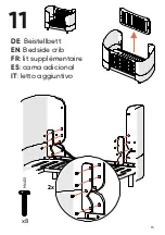 Предварительный просмотр 15 страницы COMFORTBABY Ellipse SoftDream 6in1 Assembly Instructions Manual