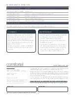 Preview for 4 page of comfortel 5350 Owner'S Manual