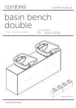 comfortel Basin Bench Double 10023 Owner'S Manual preview