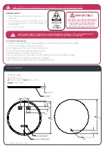 Предварительный просмотр 2 страницы comfortel CIRCA LED ROUND SALON MIRROR Owner'S Manual