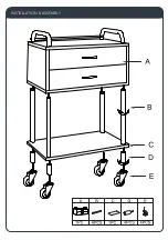 Предварительный просмотр 3 страницы comfortel Clara Salon Trolley 7026 Owner'S Manual