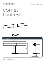 comfortel comet footrest II 10289 Owner'S Manual preview