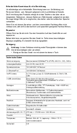 Preview for 4 page of comfortel D-600 Instructions Manual